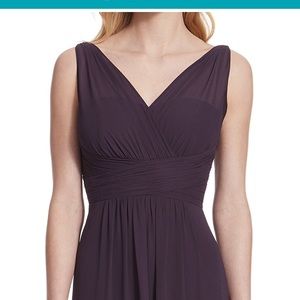 Plum bridesmaid dress